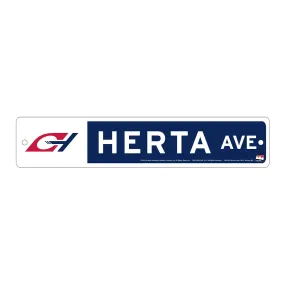 2023 Herta Street Sign