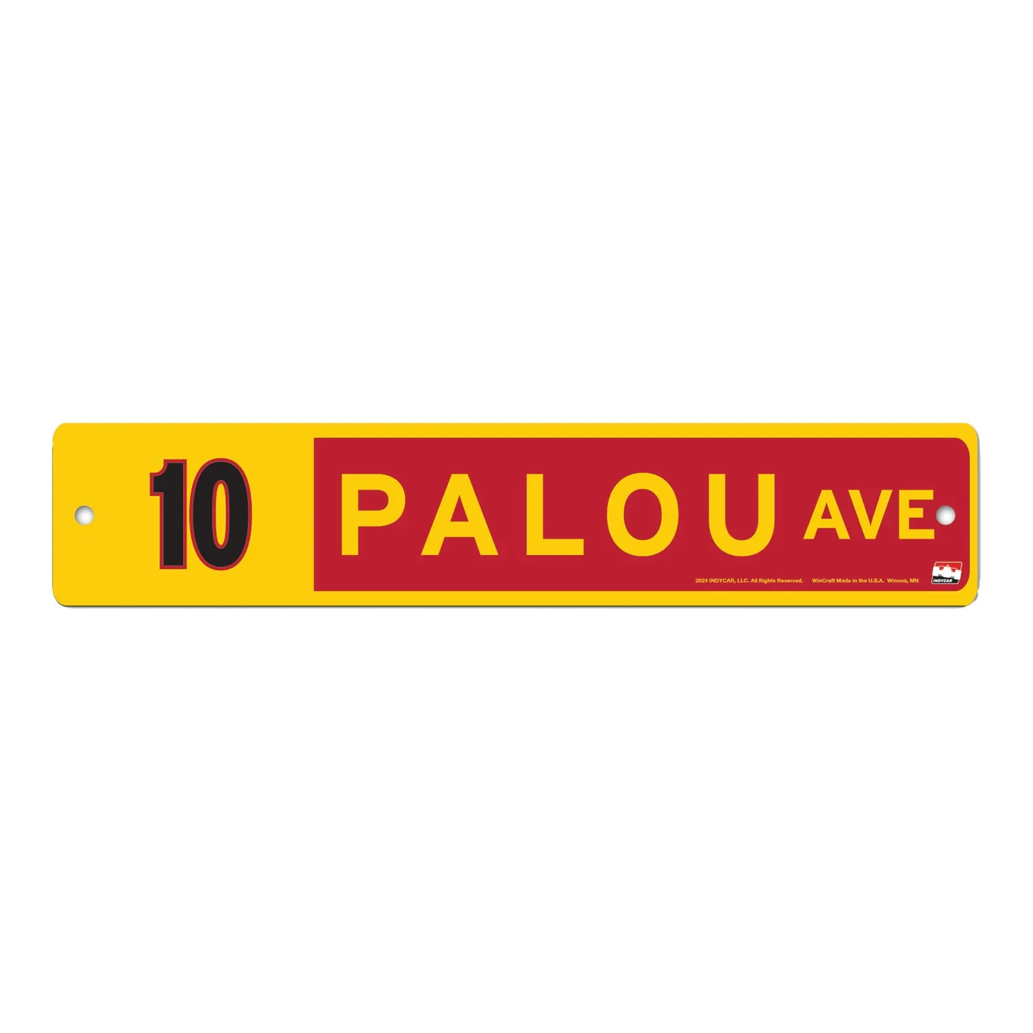 2024 Alex Palou Street Sign