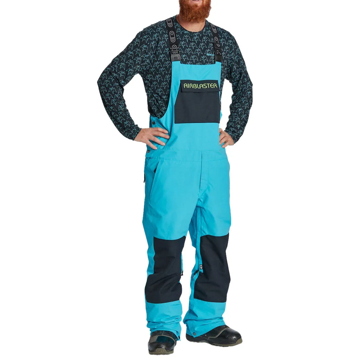 Airblaster Freedom 2024 Bib Snowboard Pants - Goat