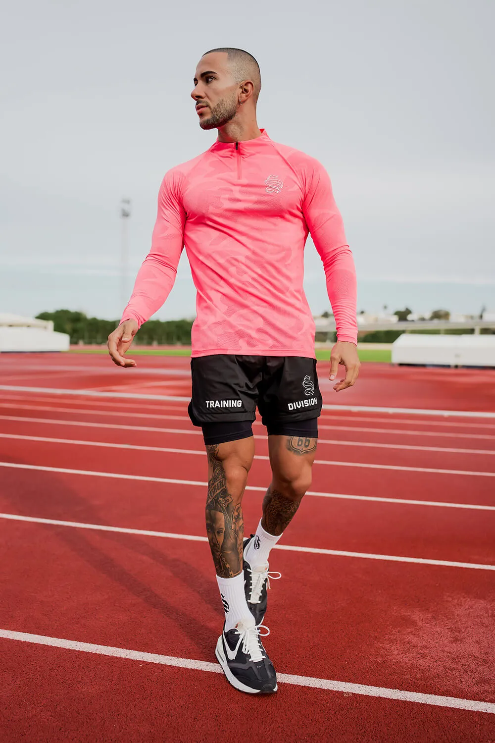 Assault 1/4 Zip Top - Pink