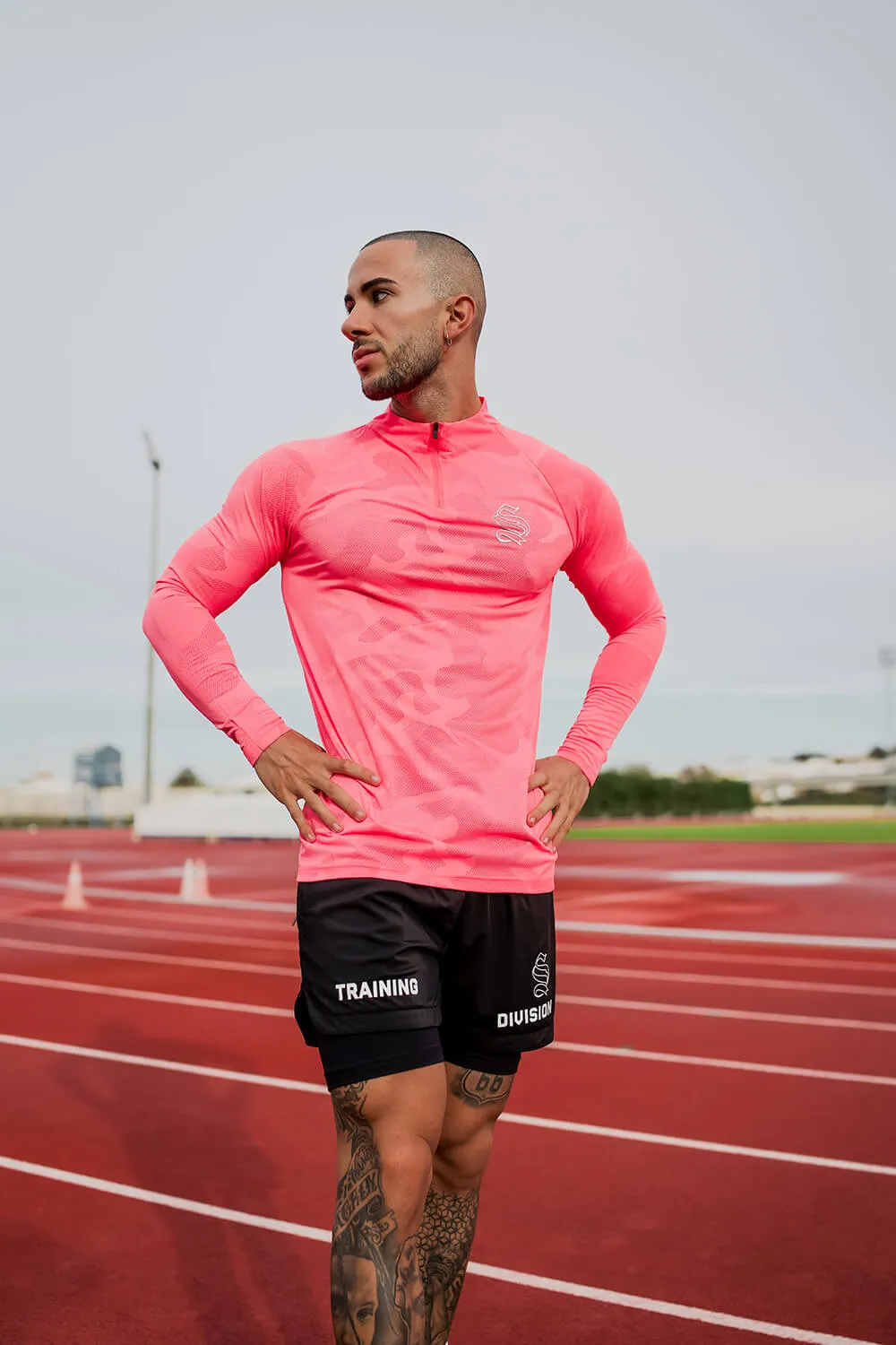 Assault 1/4 Zip Top - Pink