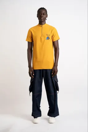 ATTO TETTEH Yellow Short Sleeve Theorem Shirt