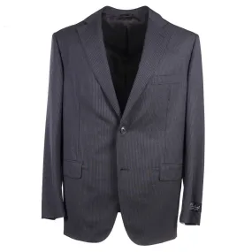 Belvest Gray Stripe Super 130s Suit