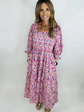 BETTER ANSWER MIDI DRESS--FLASH SALE