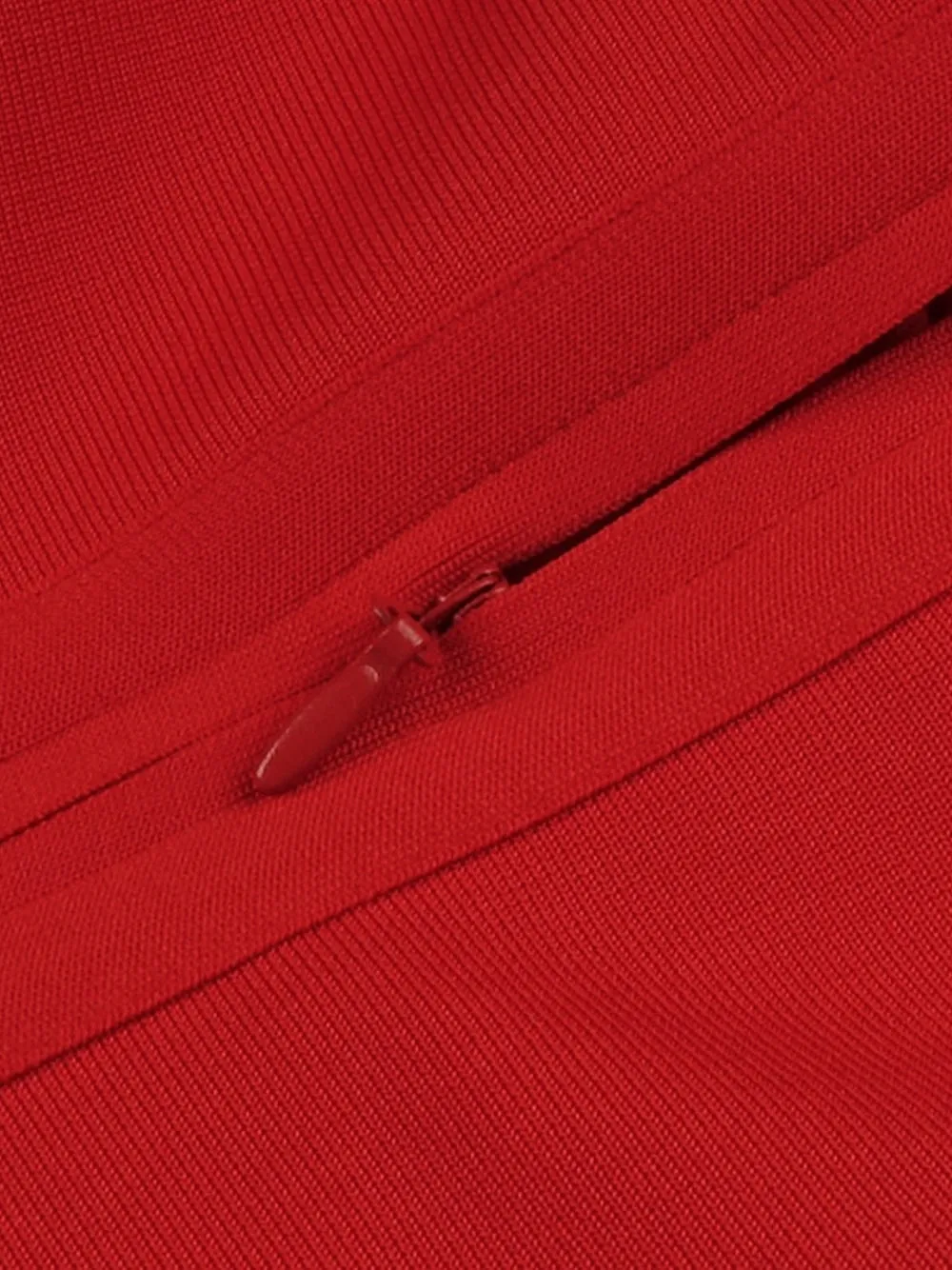 BRIGHTON Slit Dress in Red