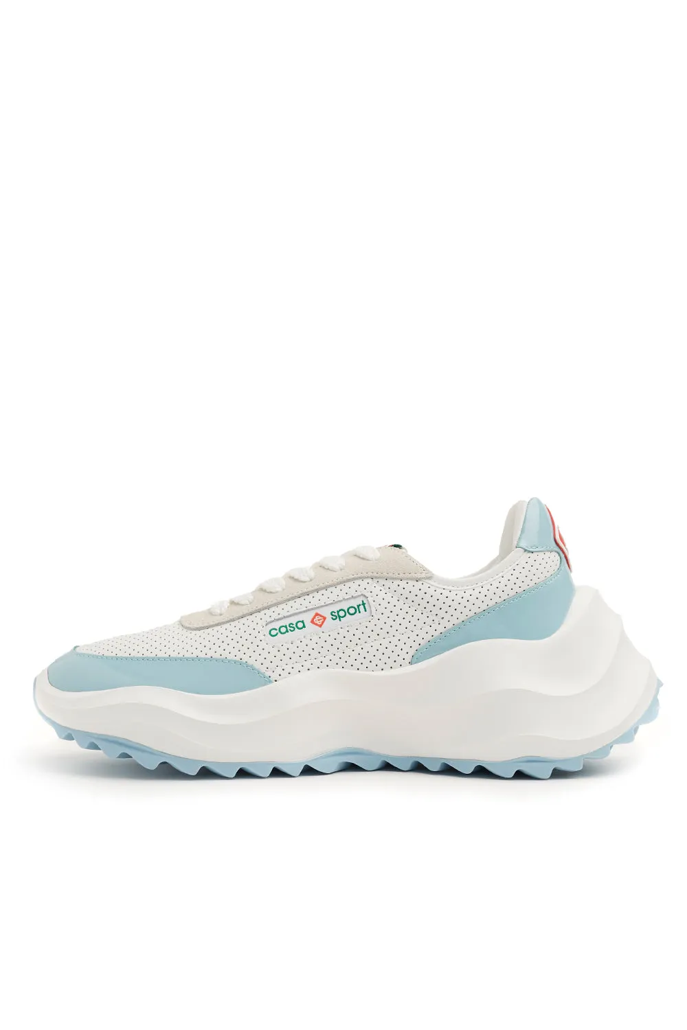Casablanca Mens Atlantis Sneaker 'White/Light Blue'