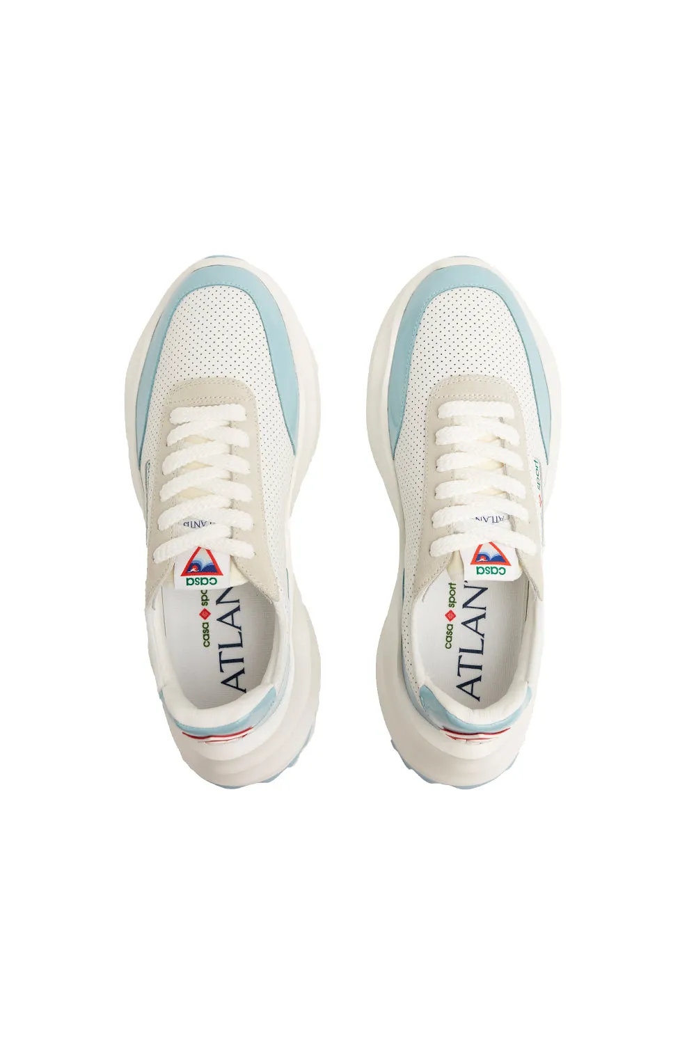 Casablanca Mens Atlantis Sneaker 'White/Light Blue'