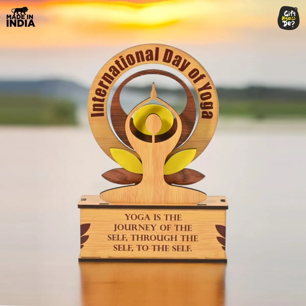 Customize Yoga Themed Awards | Memento for Yogis and Yoginis | Mindful Recognition