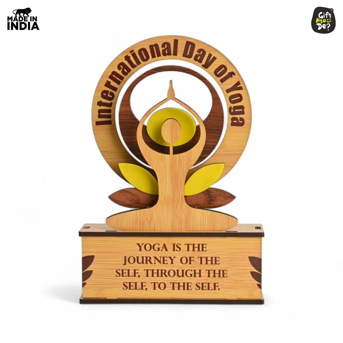 Customize Yoga Themed Awards | Memento for Yogis and Yoginis | Mindful Recognition
