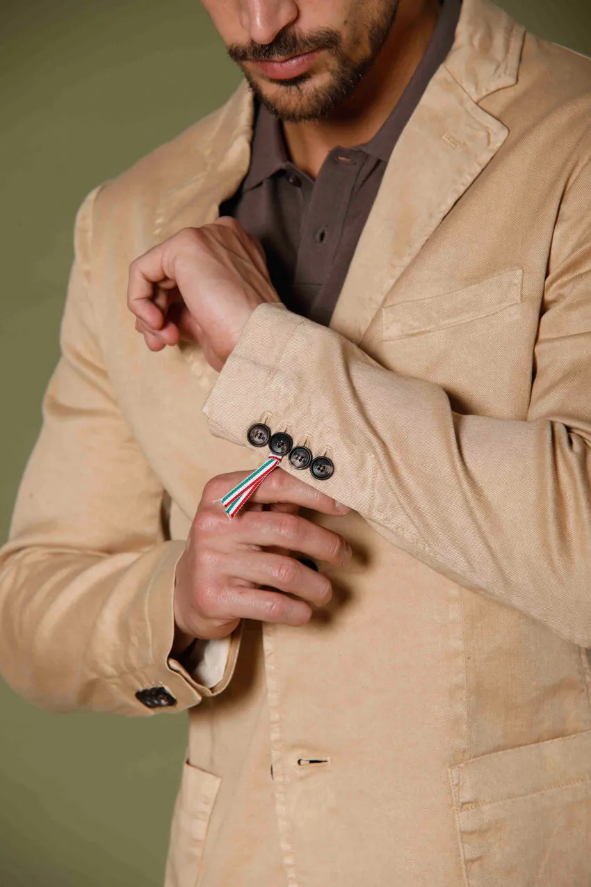 Da Vinci Summer men's  blazer in cotton and linen regular