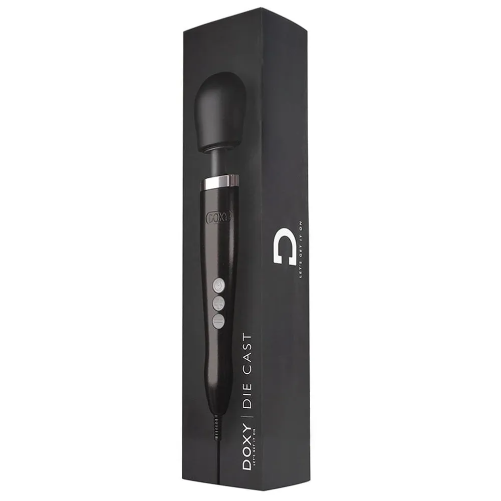 Doxy Die Cast Solid Metal Plug-In Vibrating Wand Massager