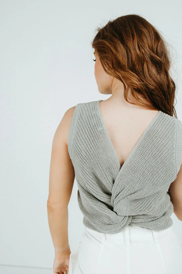 Eden Back Twist Top - FINAL SALE