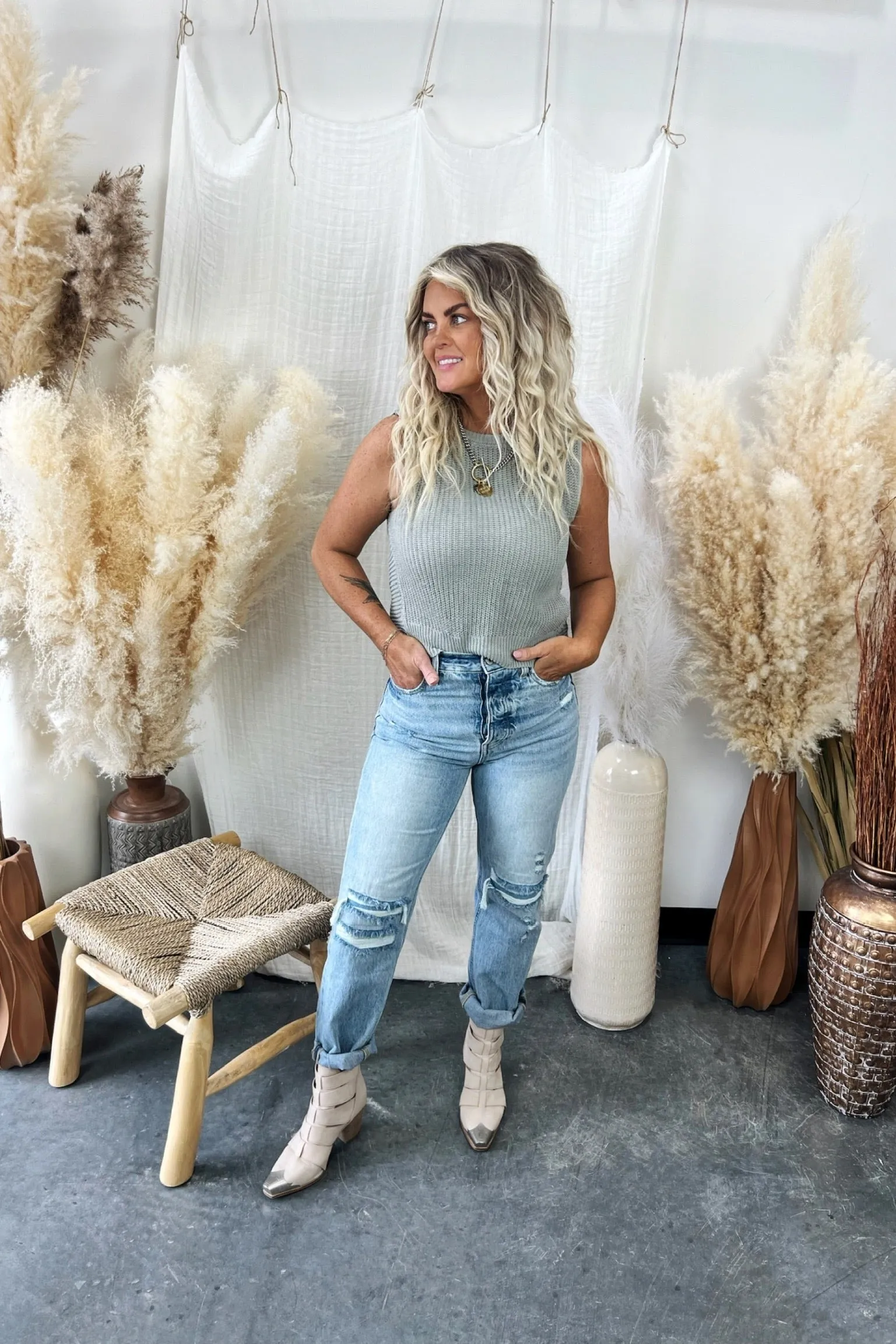 Eden Back Twist Top - FINAL SALE