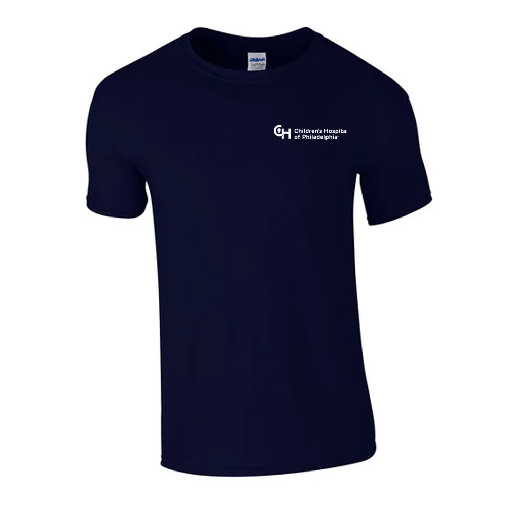 Gildan Adult Softstyle CHOP Neutral Color T-Shirt with White Logo