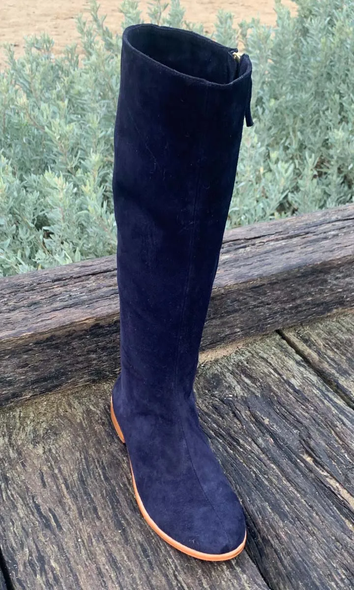 HOSS INNEX NAVY BLUE  Suede Boot