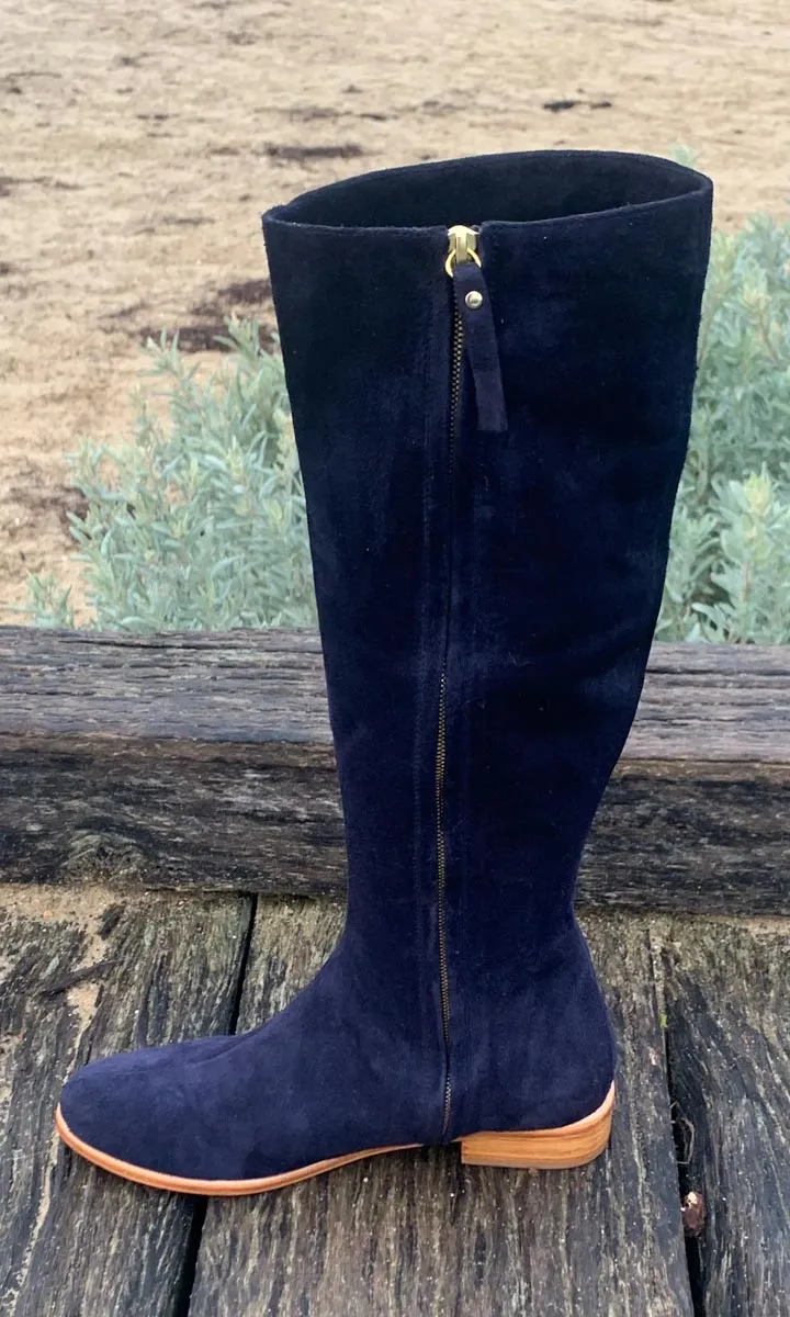 HOSS INNEX NAVY BLUE  Suede Boot