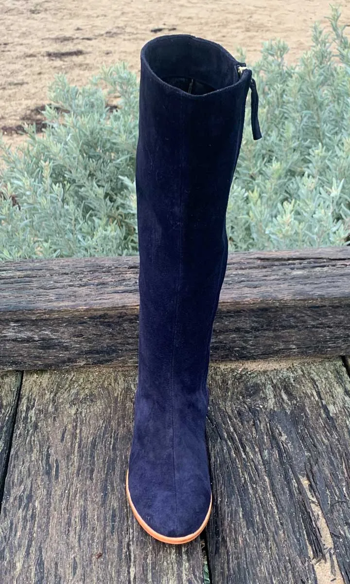 HOSS INNEX NAVY BLUE  Suede Boot