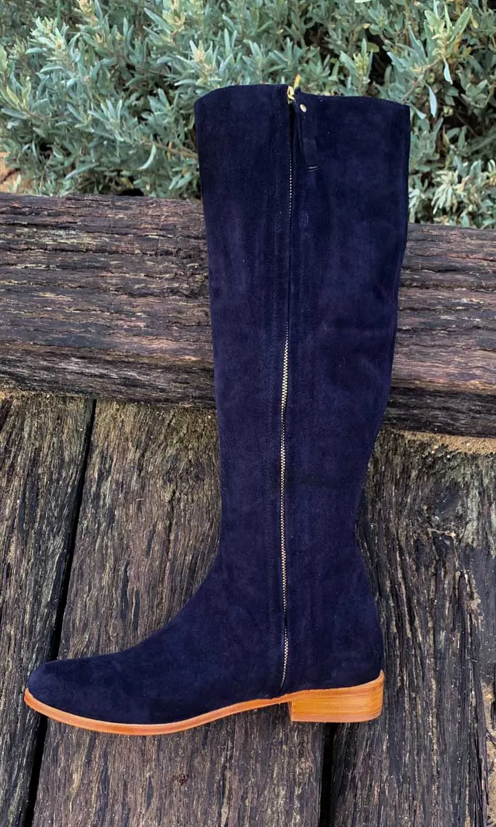 HOSS INNEX NAVY BLUE  Suede Boot
