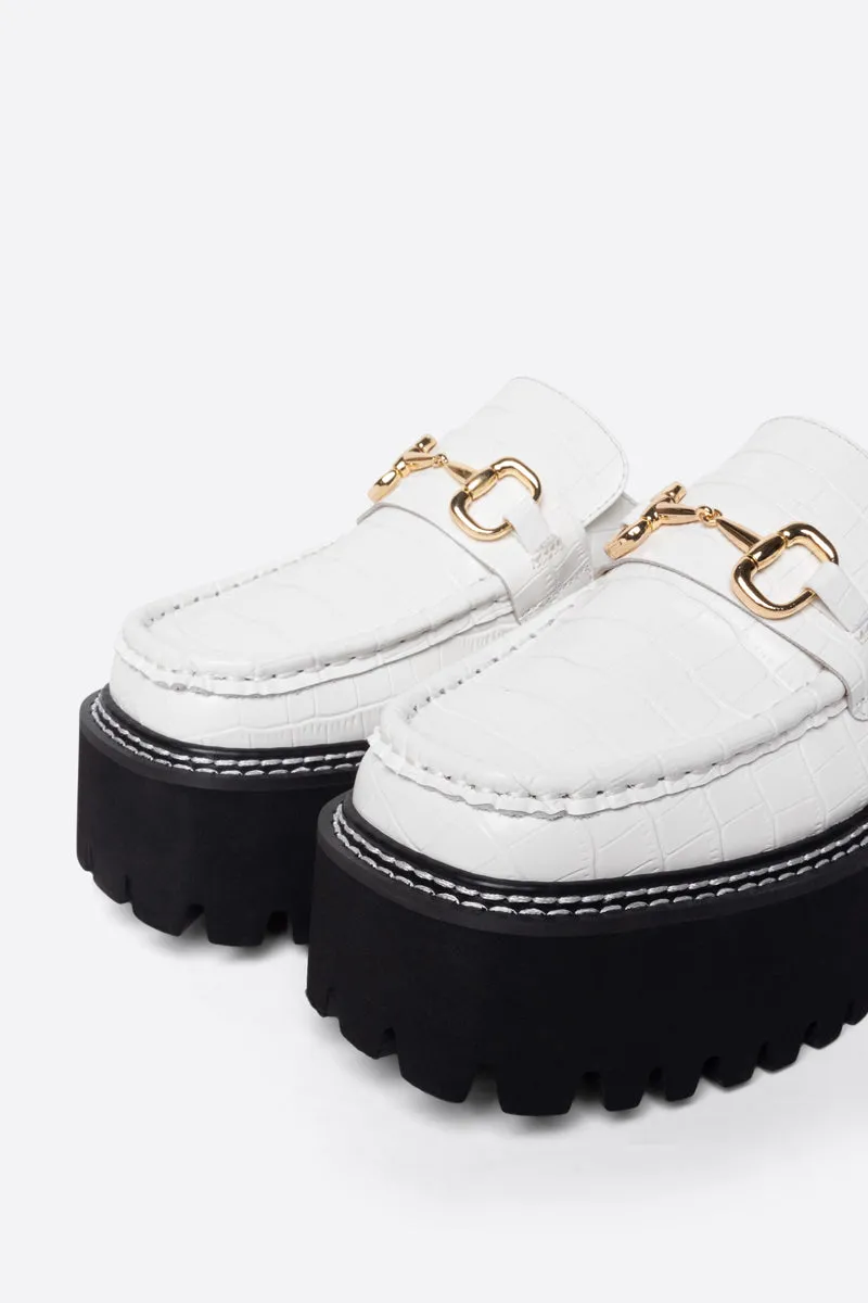 LOON PLATFORM LUG LOAFER