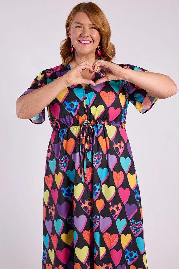 Marley Inky Hearts Dress