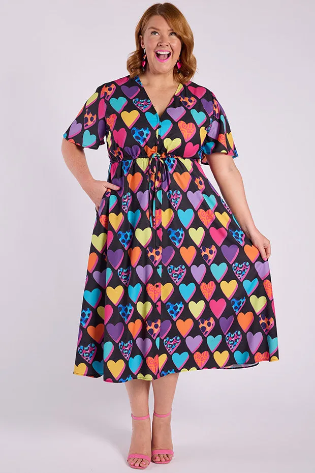 Marley Inky Hearts Dress