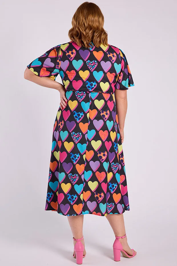 Marley Inky Hearts Dress