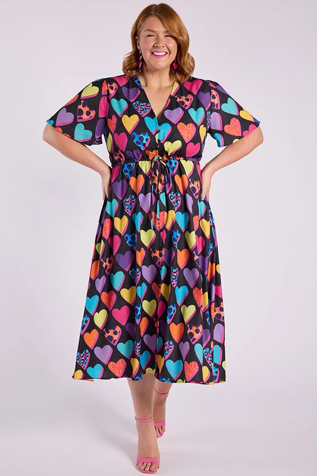 Marley Inky Hearts Dress