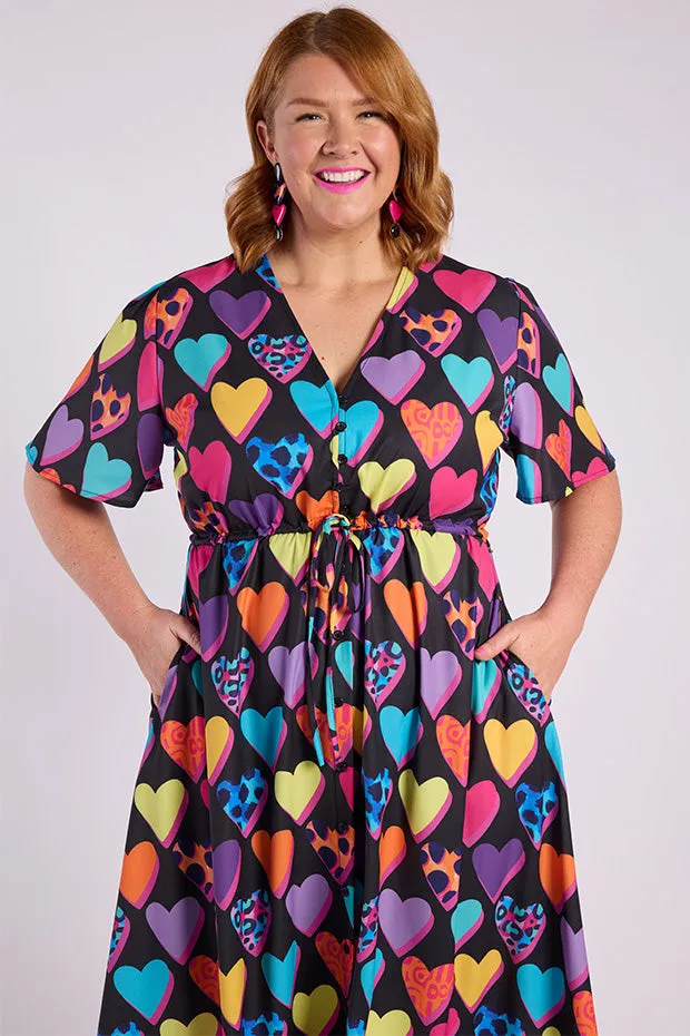 Marley Inky Hearts Dress