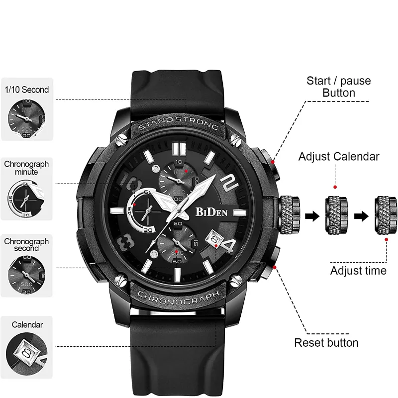 Men's Chronograph Waterproof Luminous Watch