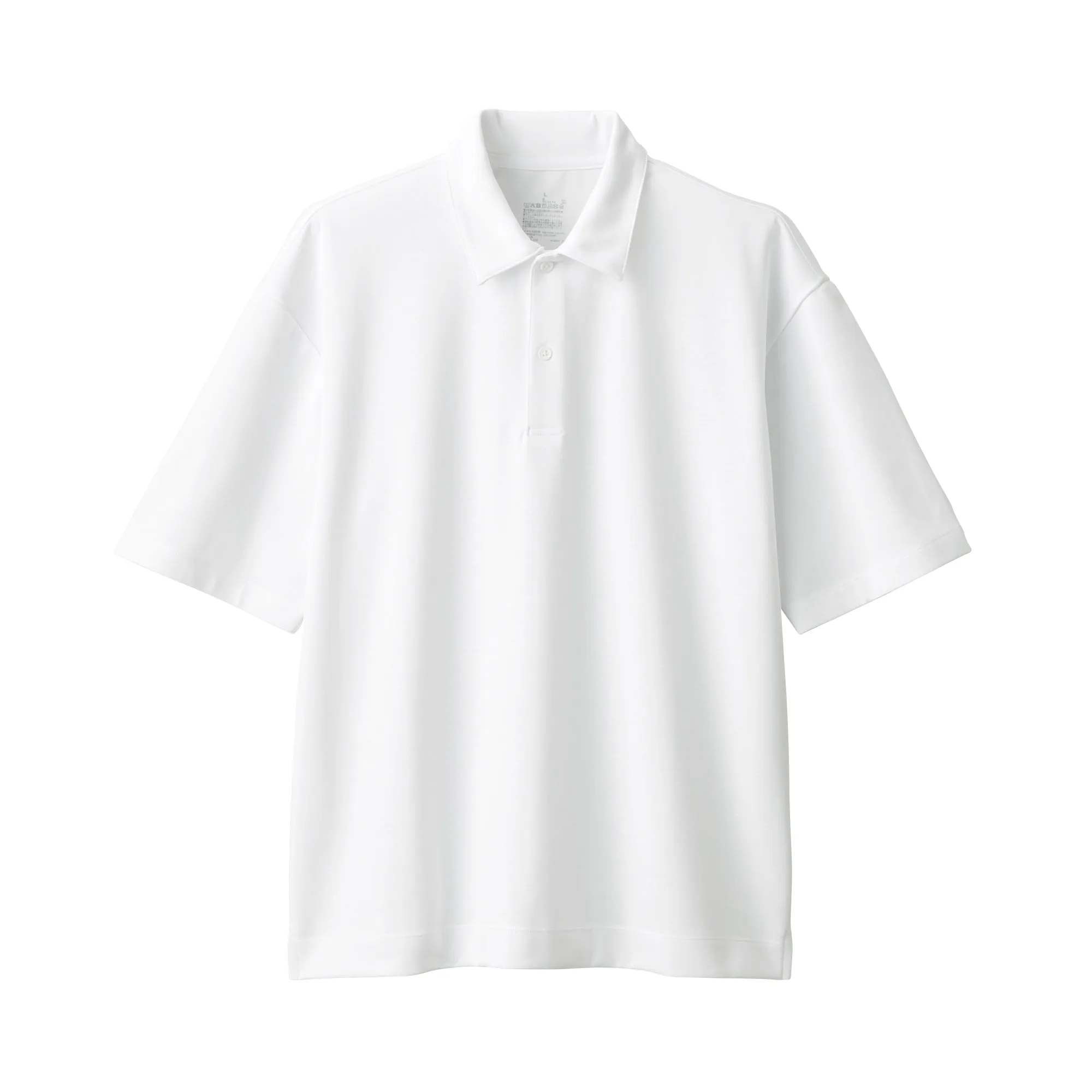 Men's Cool Touch Wide Half-Sleeve Polo Shirt