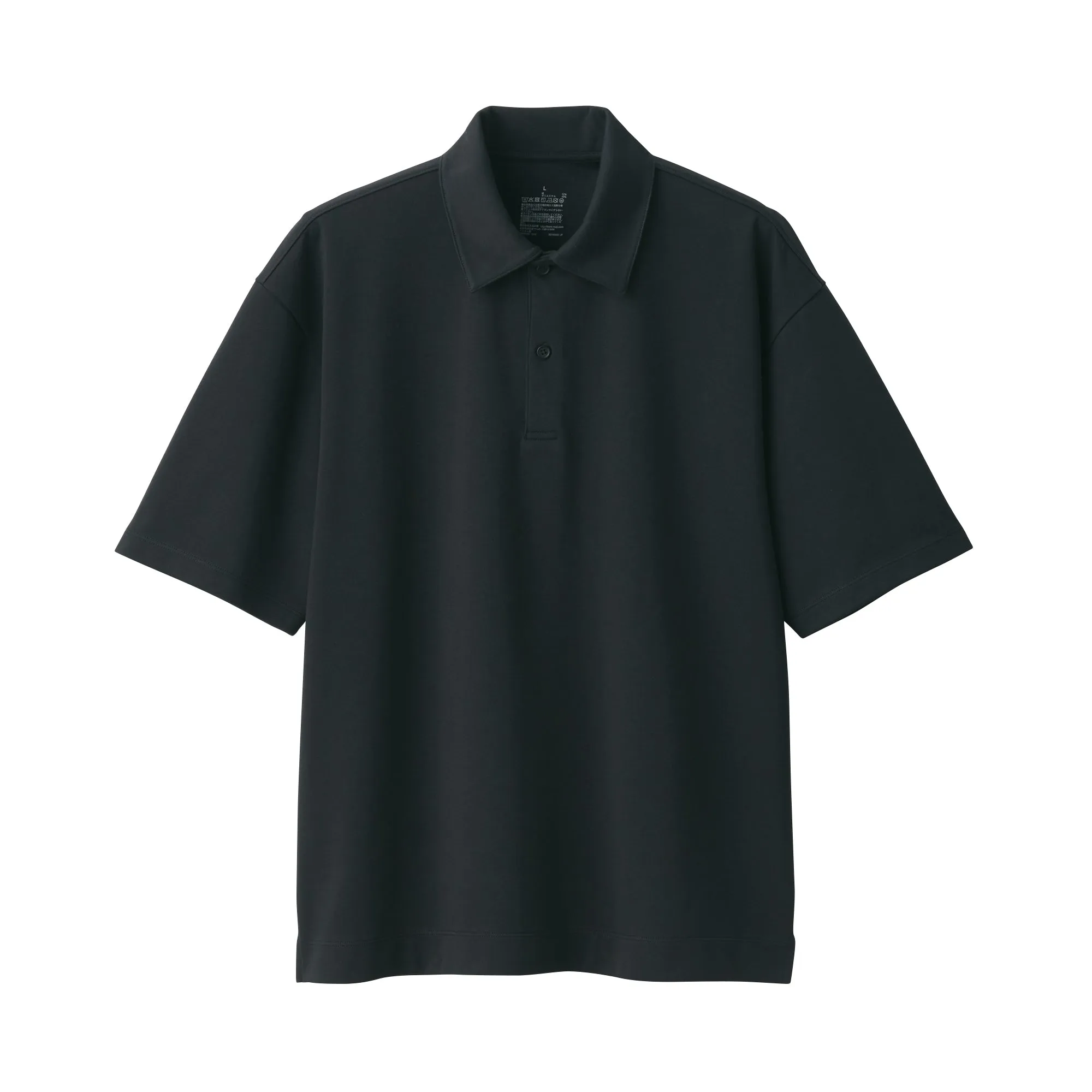 Men's Cool Touch Wide Half-Sleeve Polo Shirt
