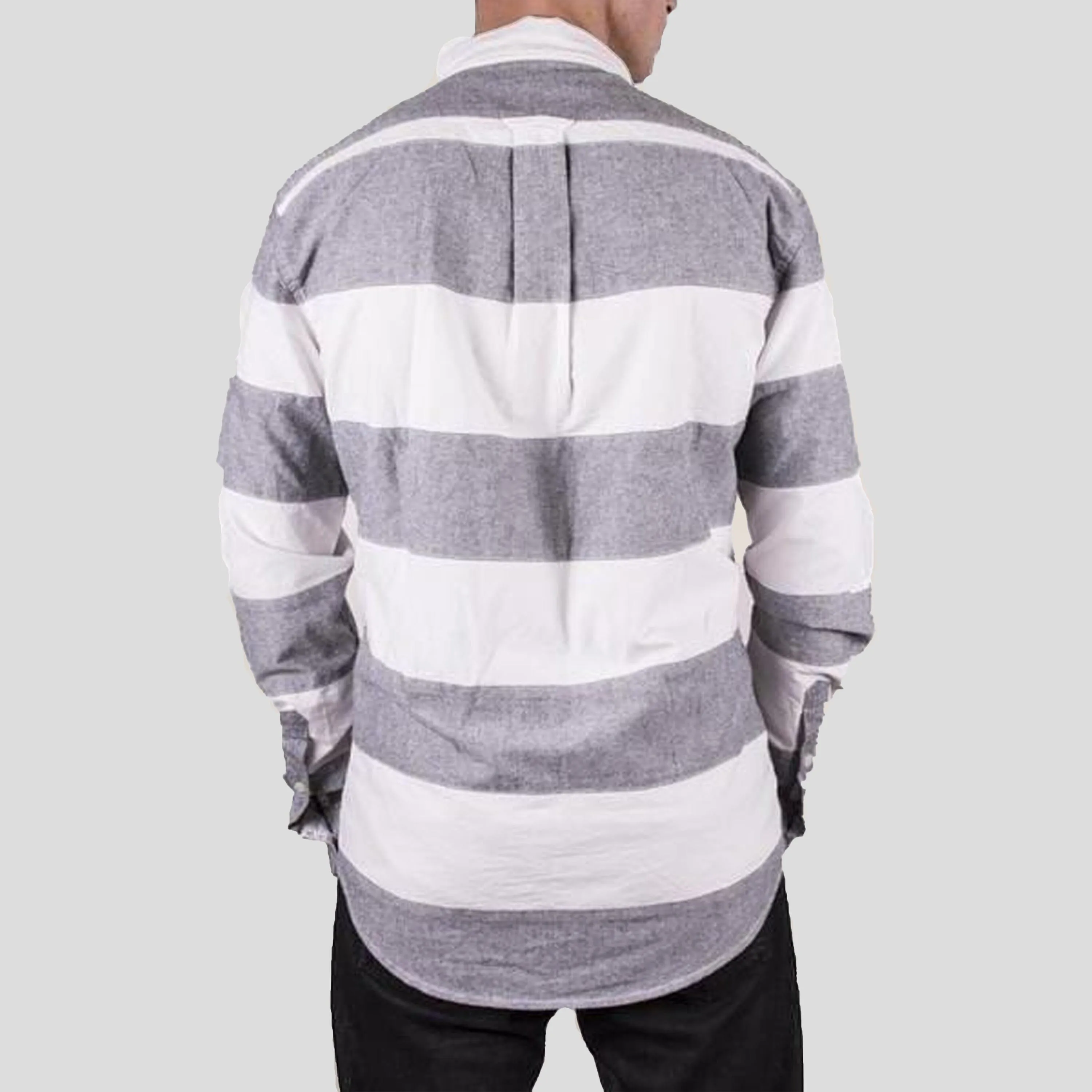 Patched Striped Oxford Shirt - FINAL SALE