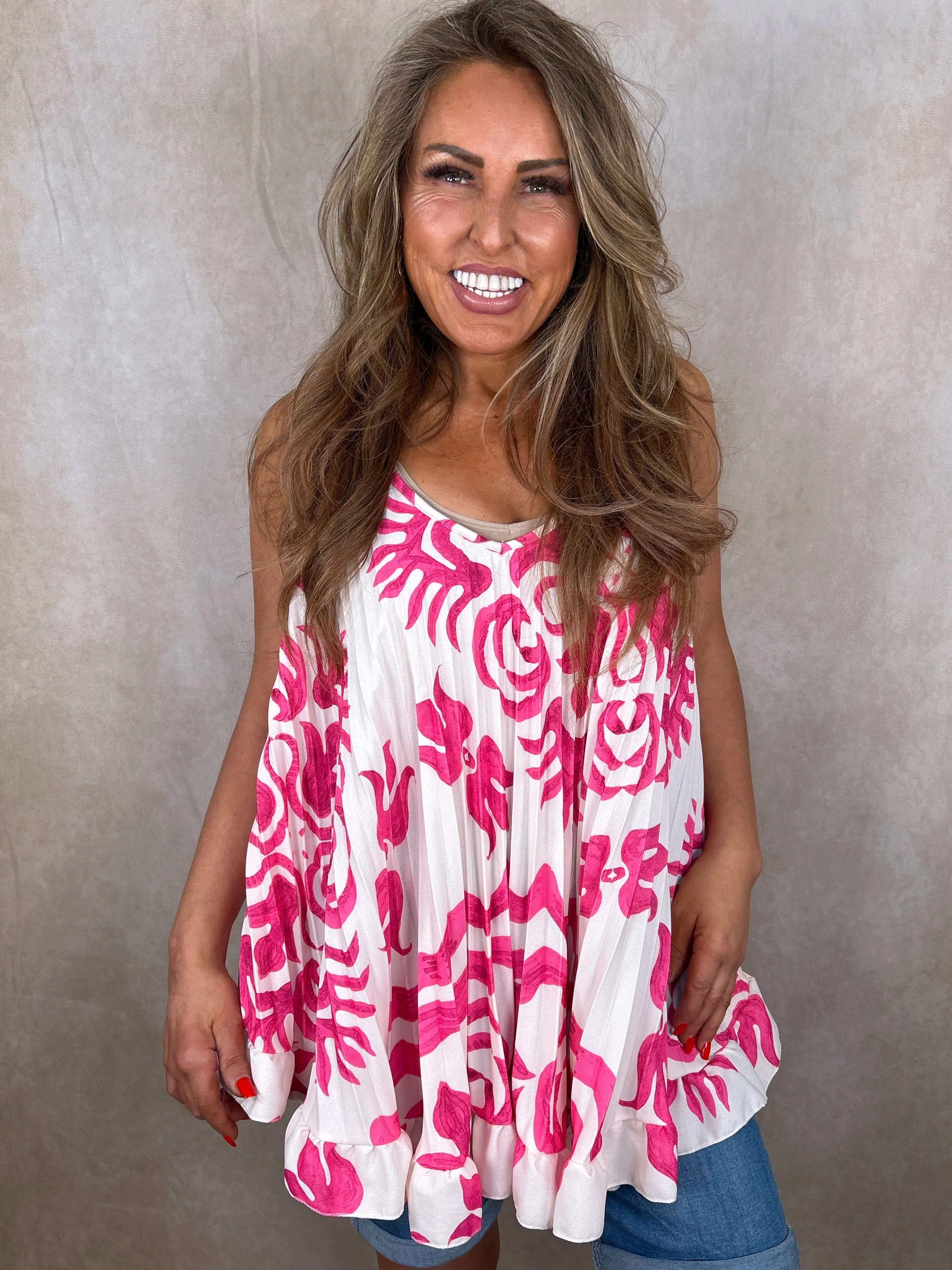 Polly Pleated Vest