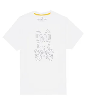 Psycho Bunny Larkin Big Bunny Graphic Tee - White