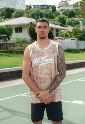 SAND CAMO STREETWEAR JERSEY (ALL SALES FINAL)