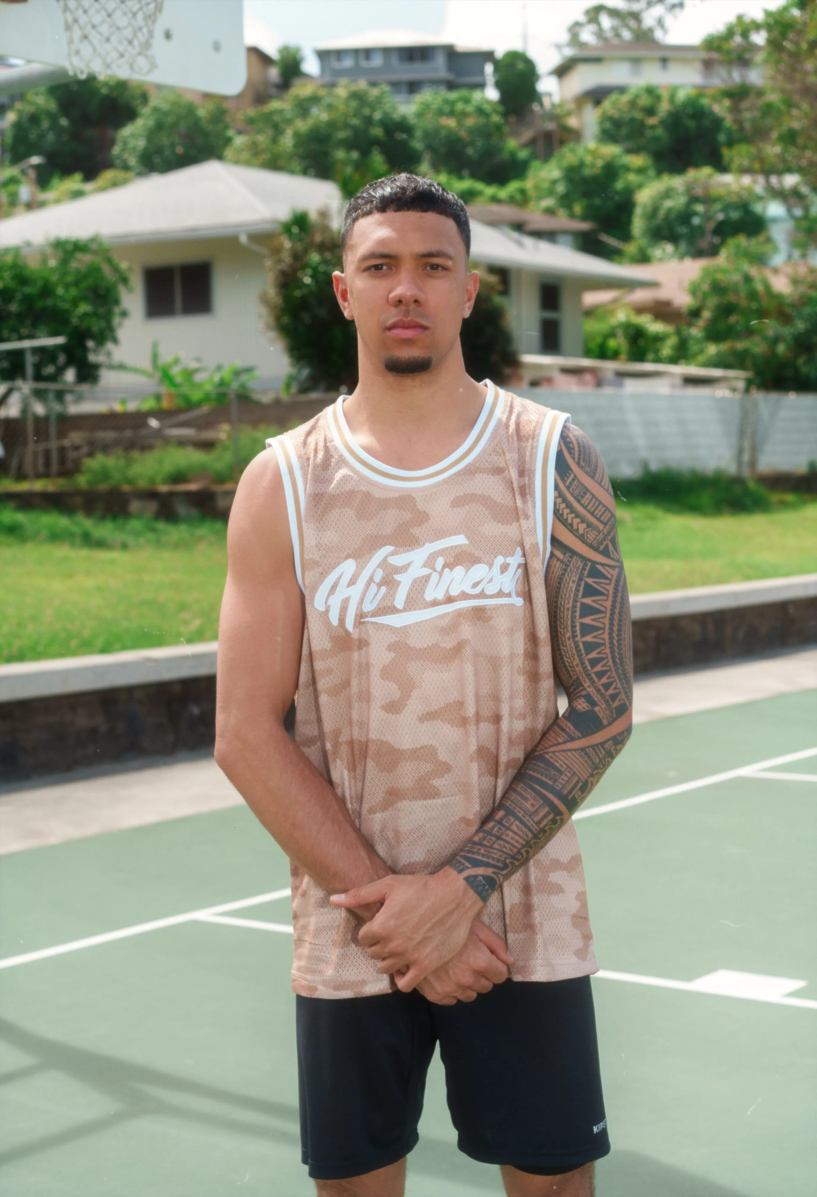 SAND CAMO STREETWEAR JERSEY (ALL SALES FINAL)