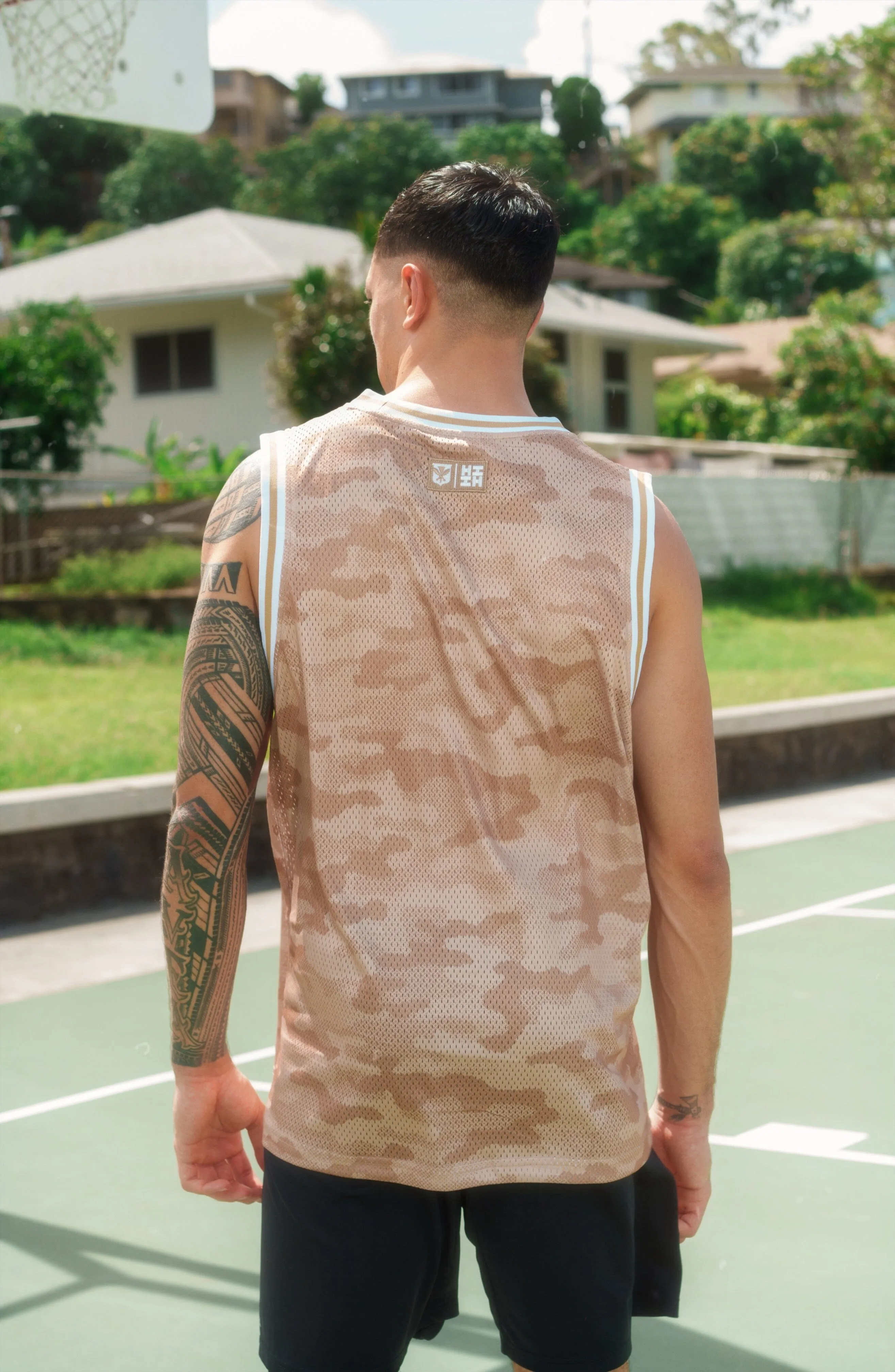 SAND CAMO STREETWEAR JERSEY (ALL SALES FINAL)