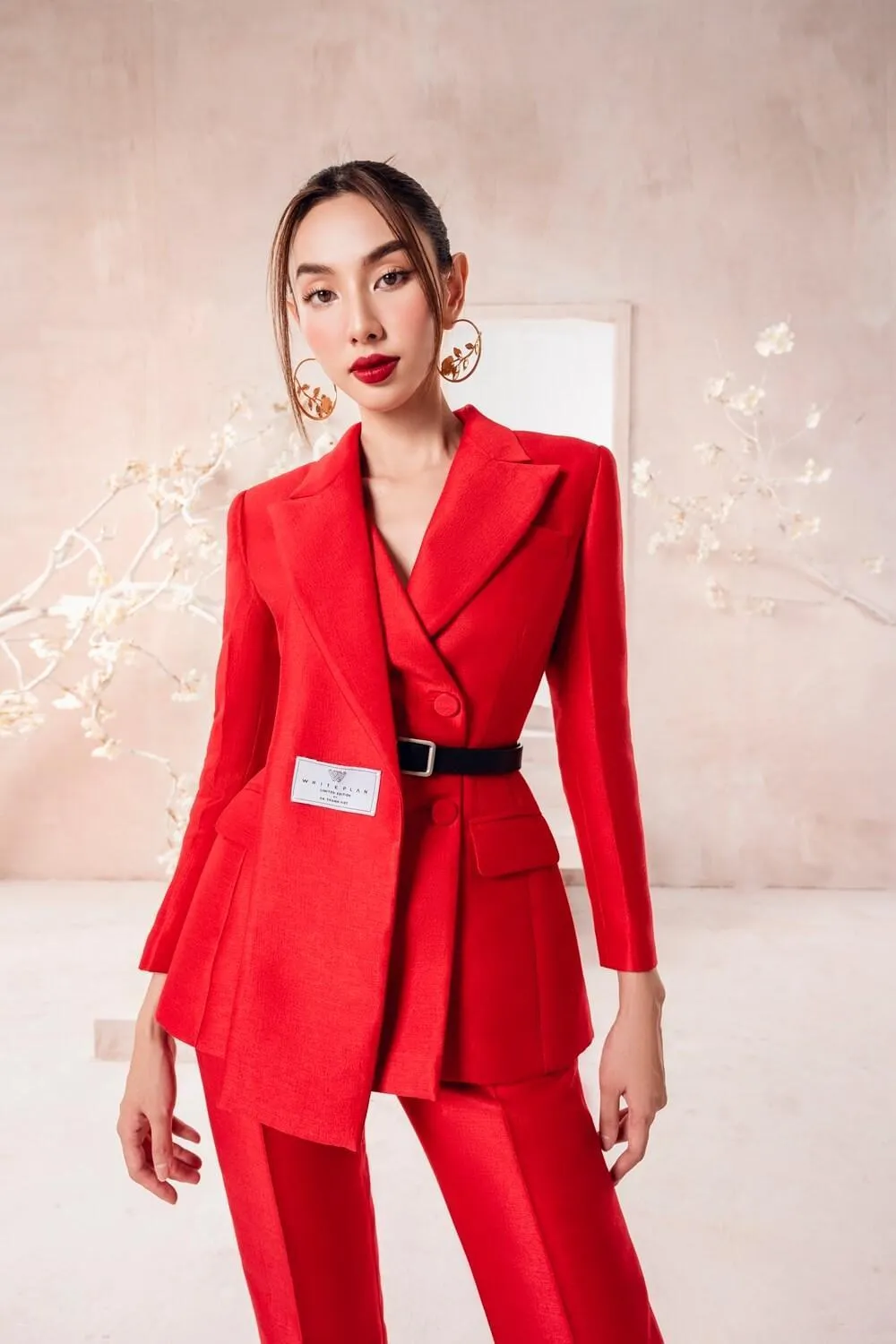 Scarlet Front Scarf Blazer