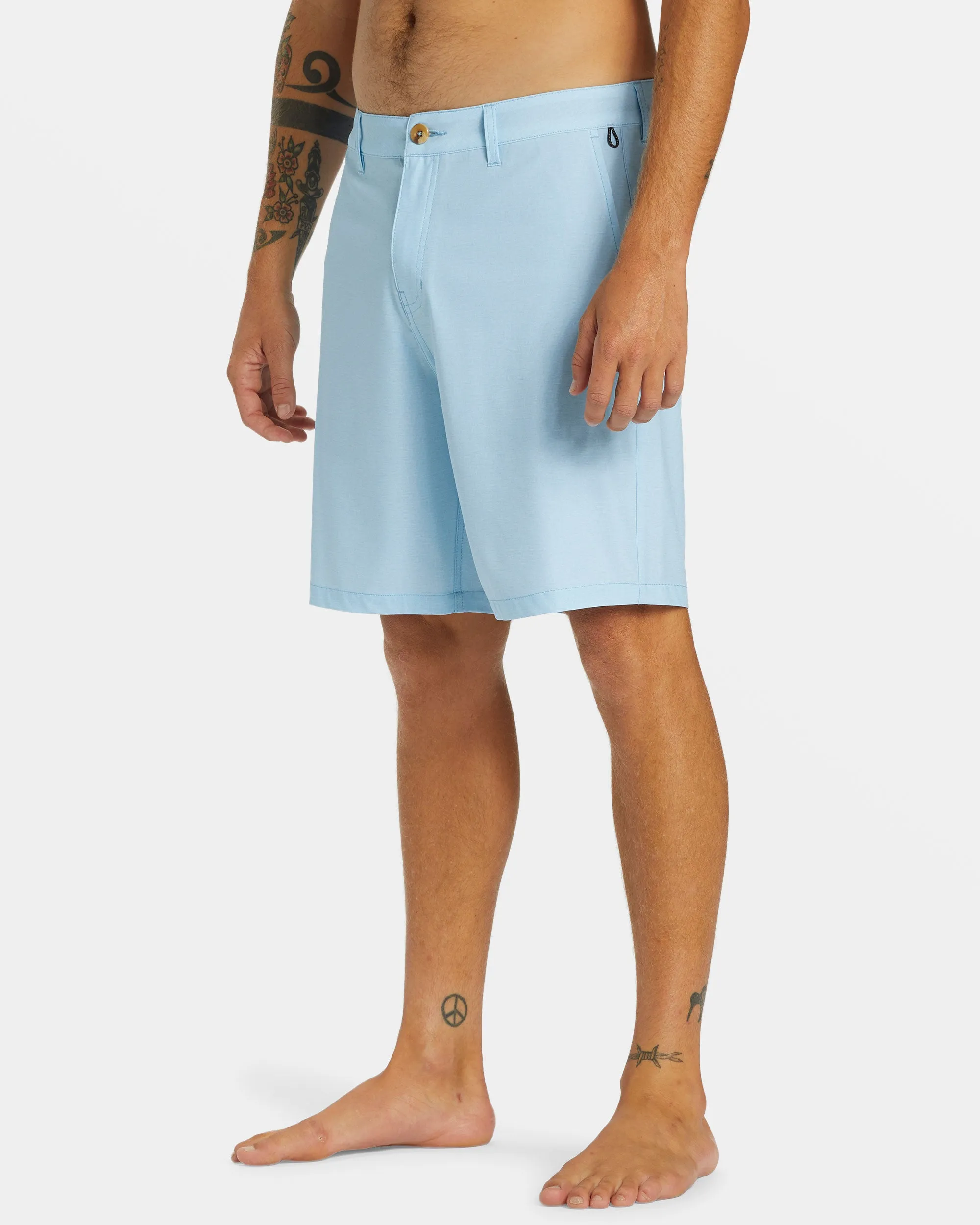 Union Heather Amphibian 20 Hybrid Shorts - Blue Bell