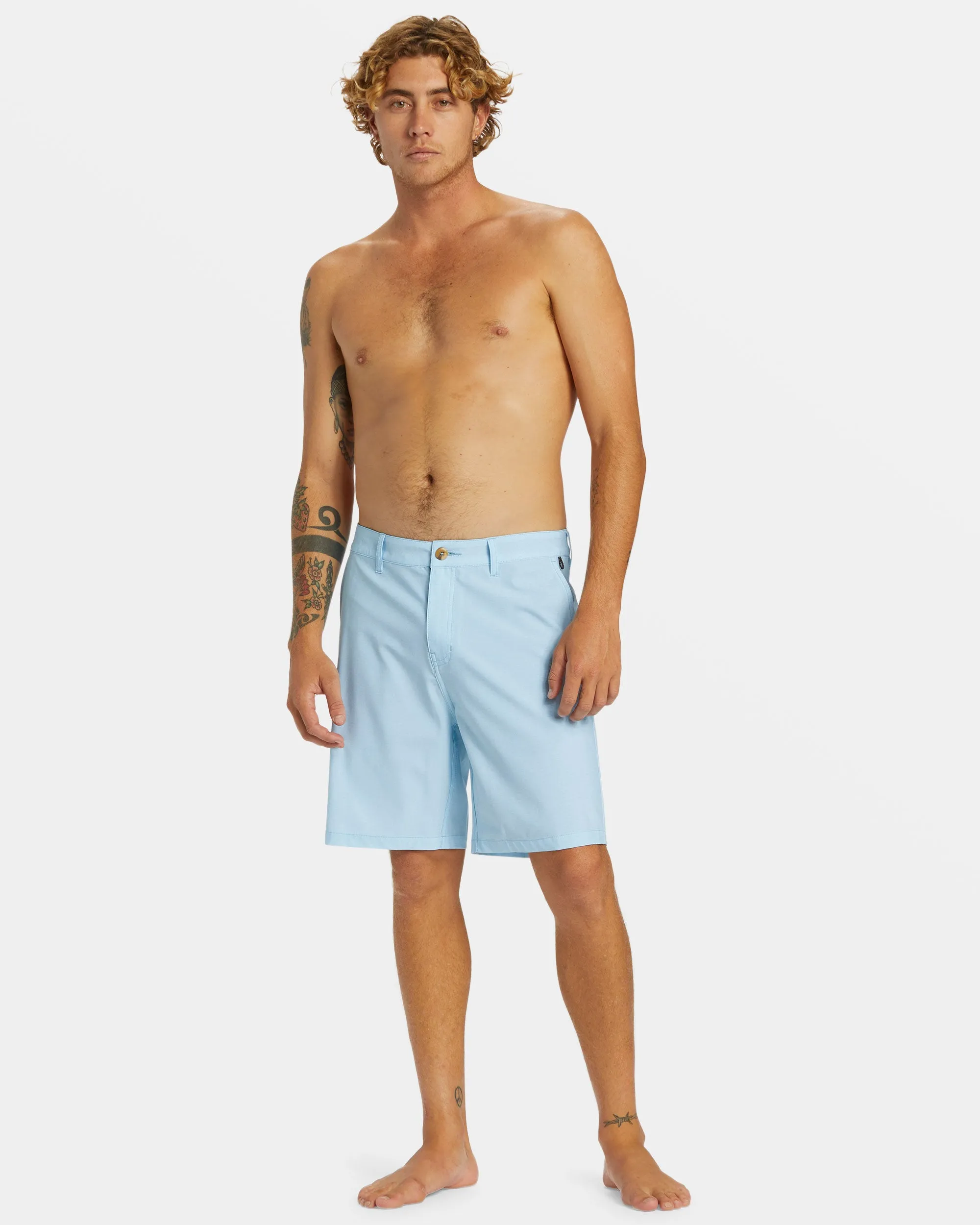 Union Heather Amphibian 20 Hybrid Shorts - Blue Bell