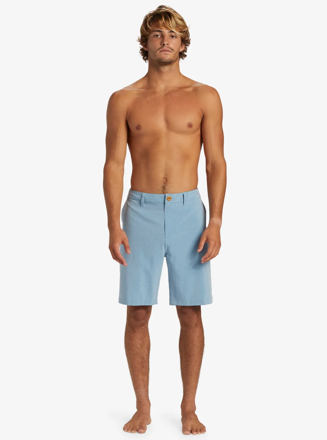Union Heather Amphibian 20 Hybrid Shorts - Blue Shadow