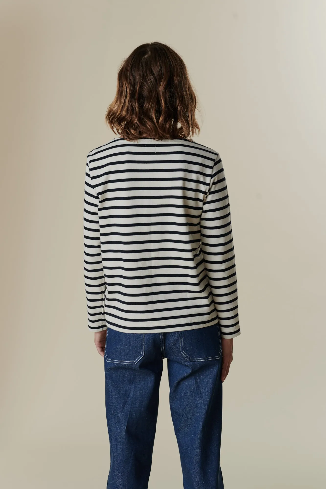 Women's Breton Ecru/Navy