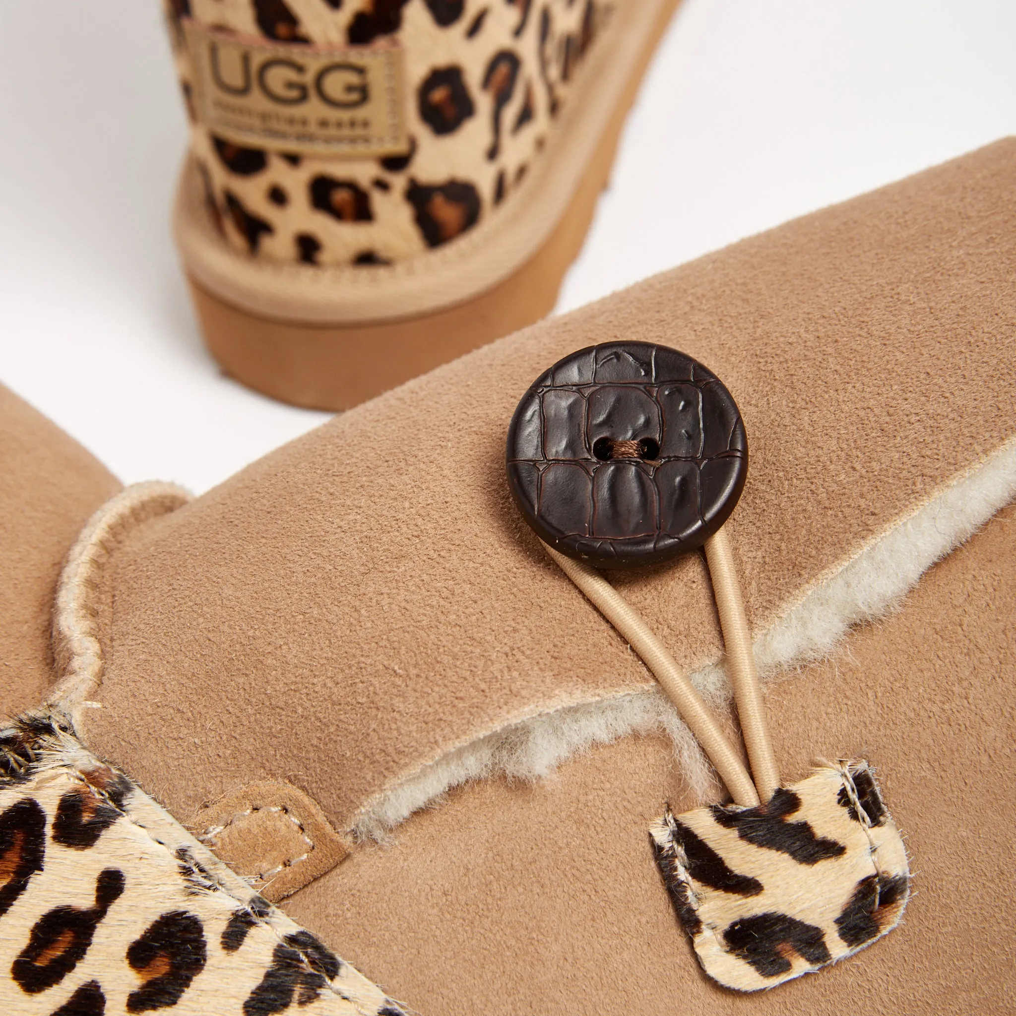 Women's Burleigh Button Mid Baby Leopard