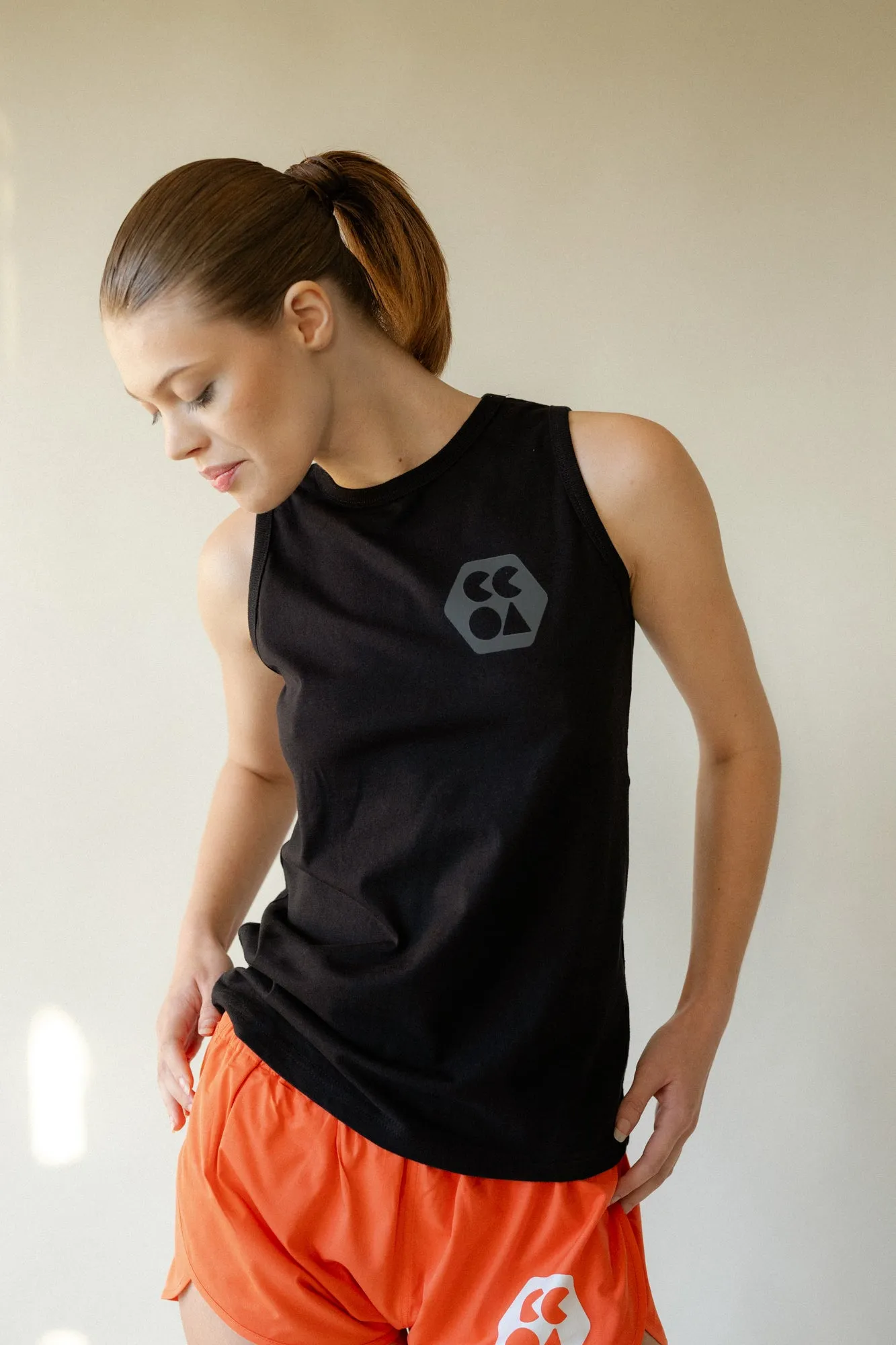 Women's Sleeveless T Shirt Plastic Free - Black